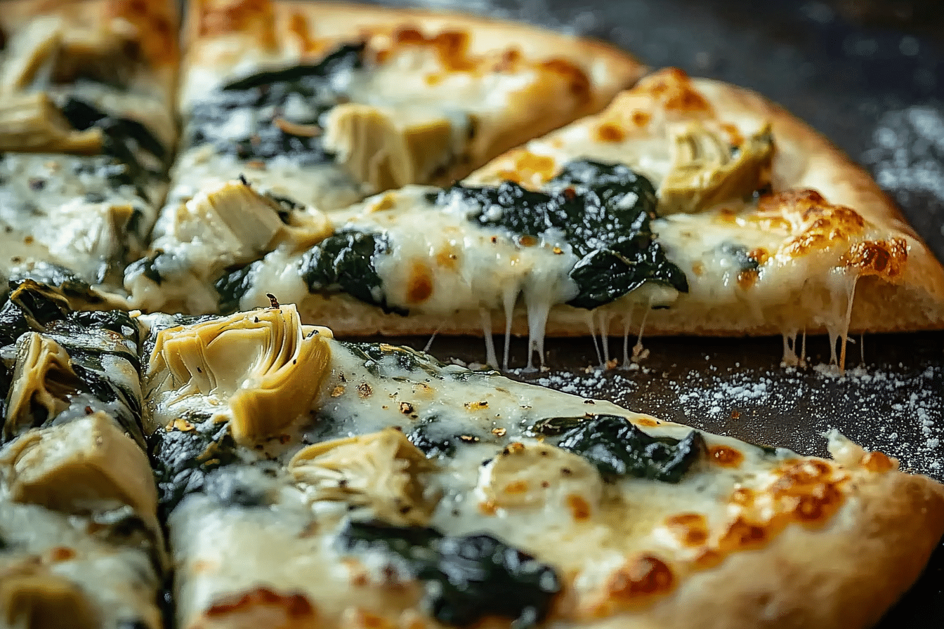 Spinach Artichoke Pizza