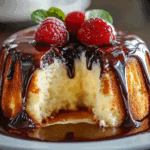 Boston Cream Poke Cake