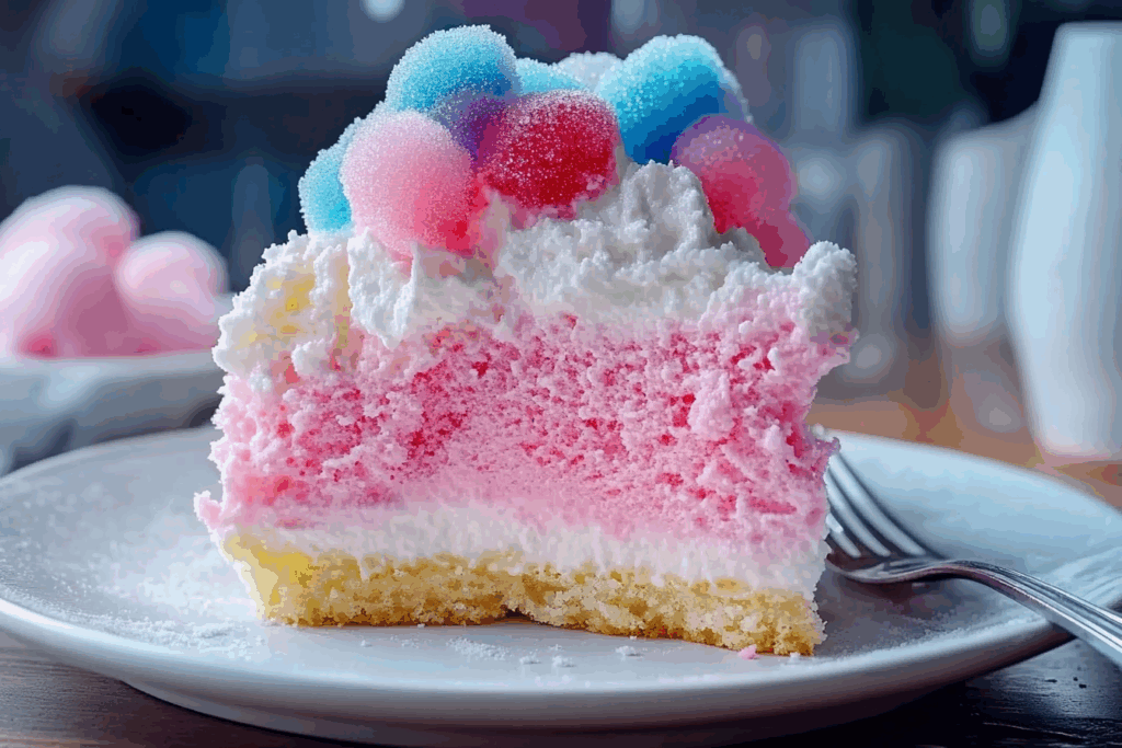 Cotton Candy Cheesecake