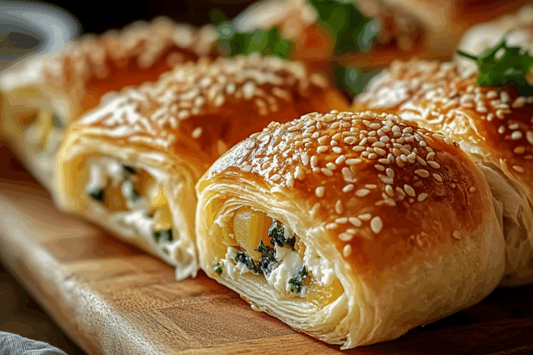 Pogaca – Turkish Rolls with Cheese and Potato Fillings