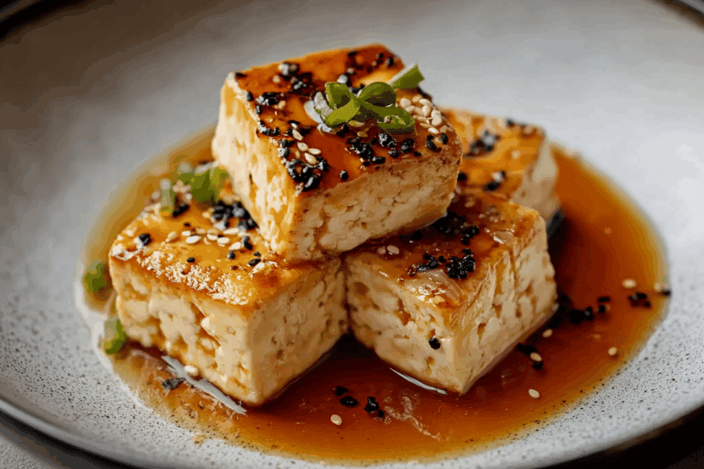 Air Fryer Agedashi Tofu