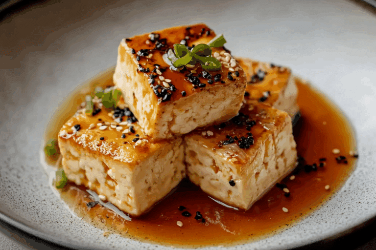 Air Fryer Agedashi Tofu