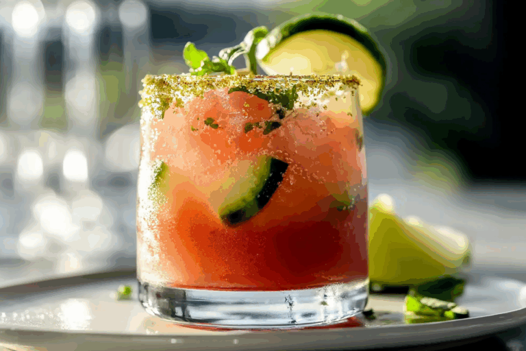 Skinny Watermelon Margarita