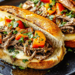 Pressure Cooker Italian Beef Sandwiches