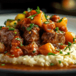 Slow Cooker Beef and Chorizo Casserole