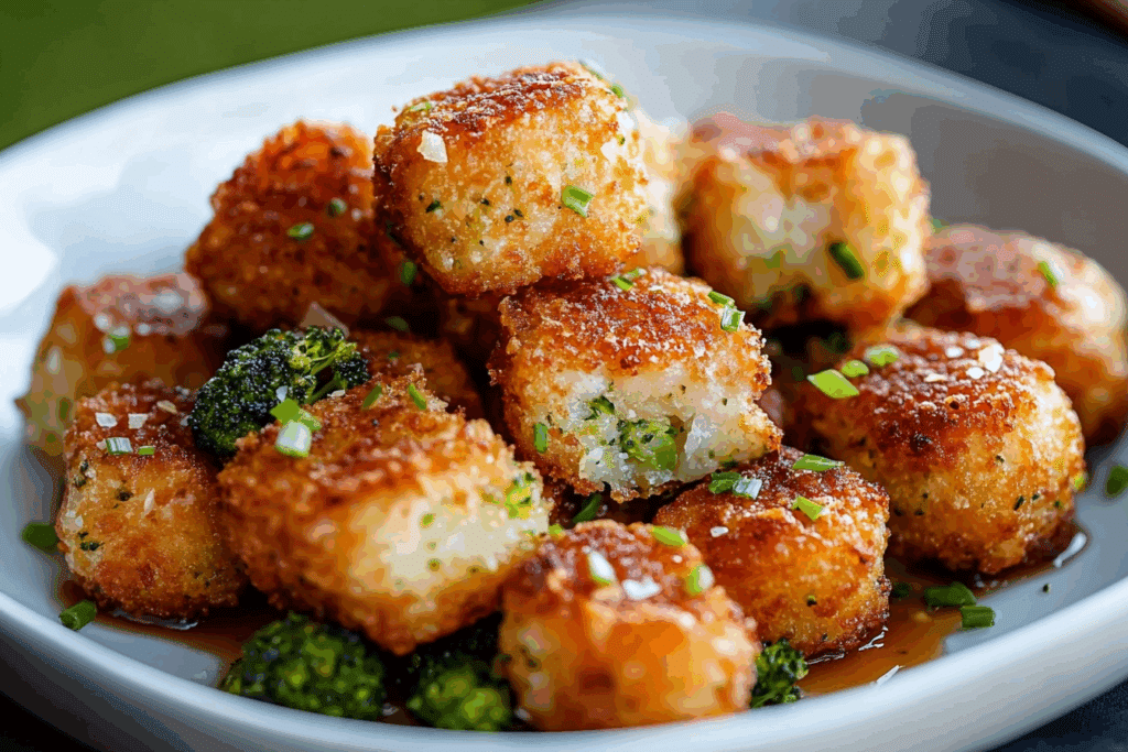 4 Ingredient Broccoli Tater Tots