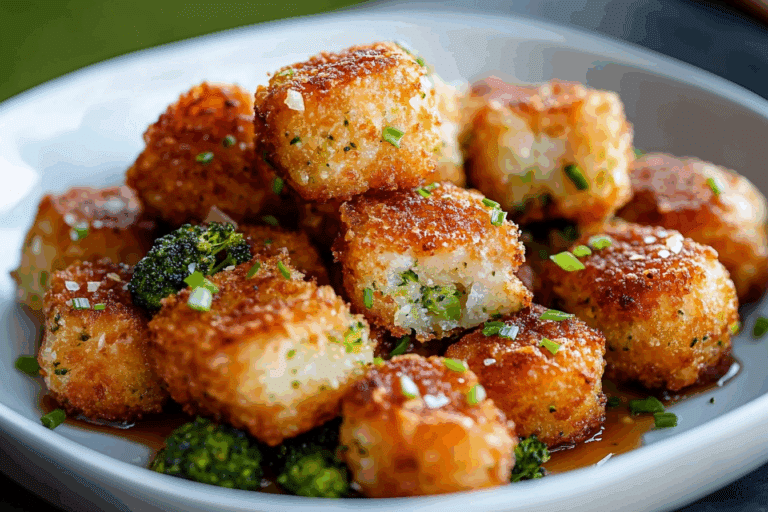 4 Ingredient Broccoli Tater Tots