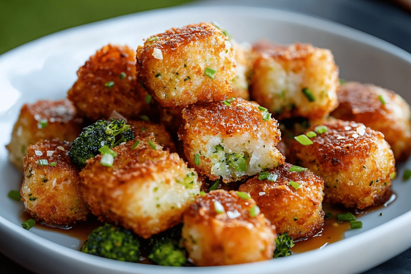 4 Ingredient Broccoli Tater Tots