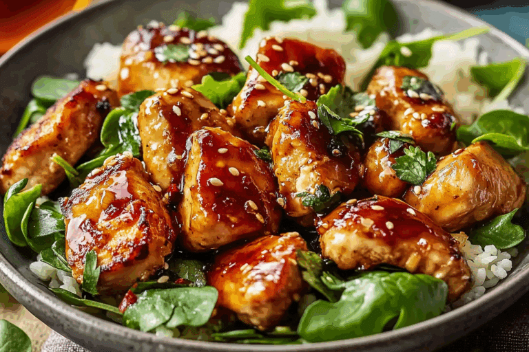 Copycat Sweetgreen Hot Honey Chicken Plate