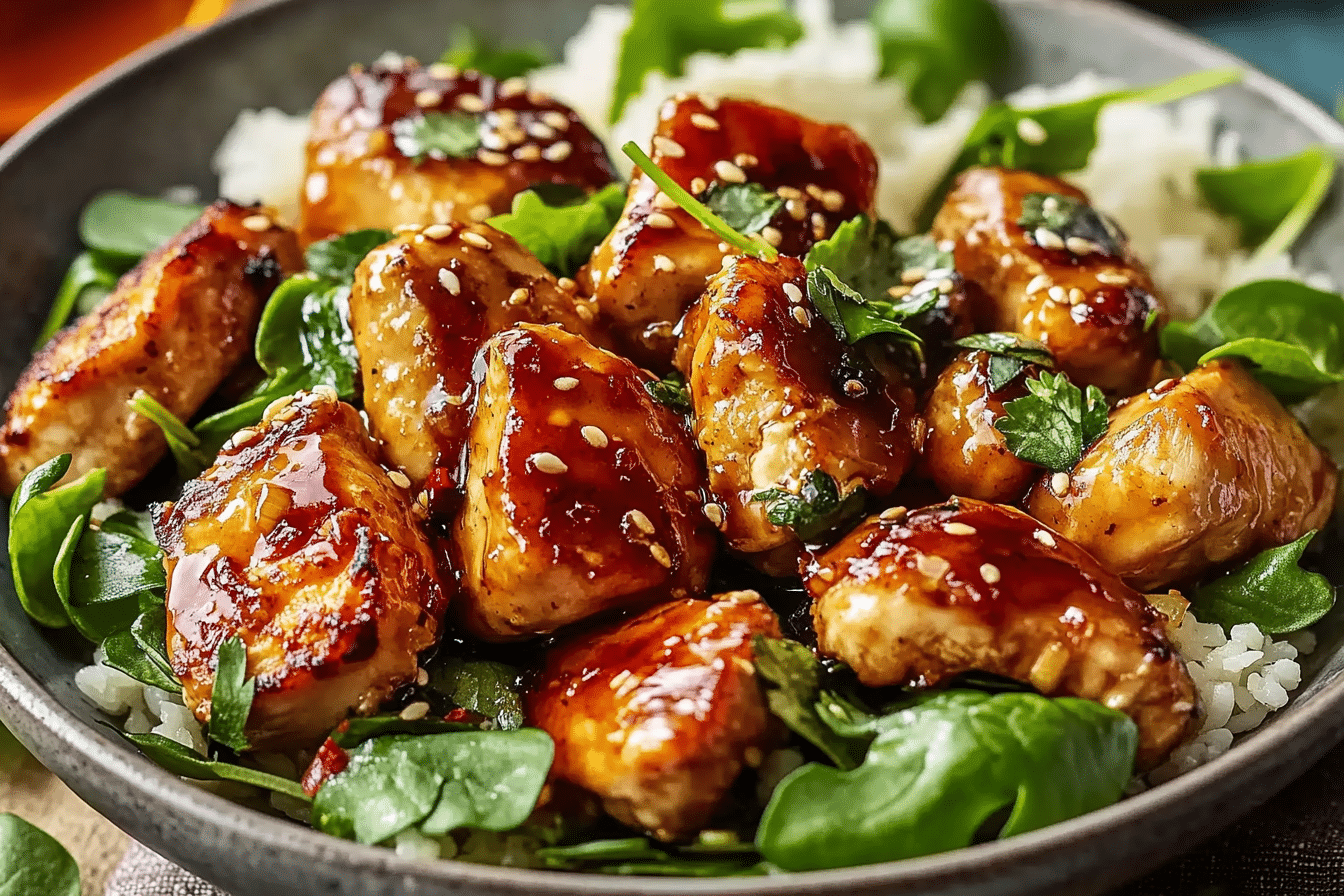 Copycat Sweetgreen Hot Honey Chicken Plate