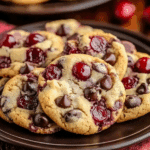 Maraschino Cherry Chocolate Chip Cookies