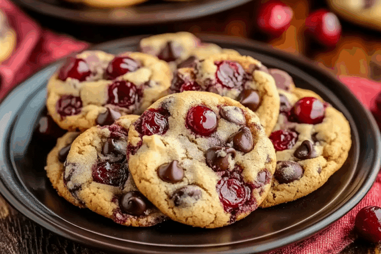 Maraschino Cherry Chocolate Chip Cookies