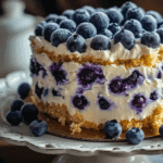 Nova Scotia Blueberry Cream Cake