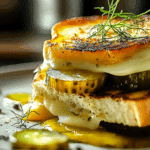 Dill Pickle Grilled Cheese