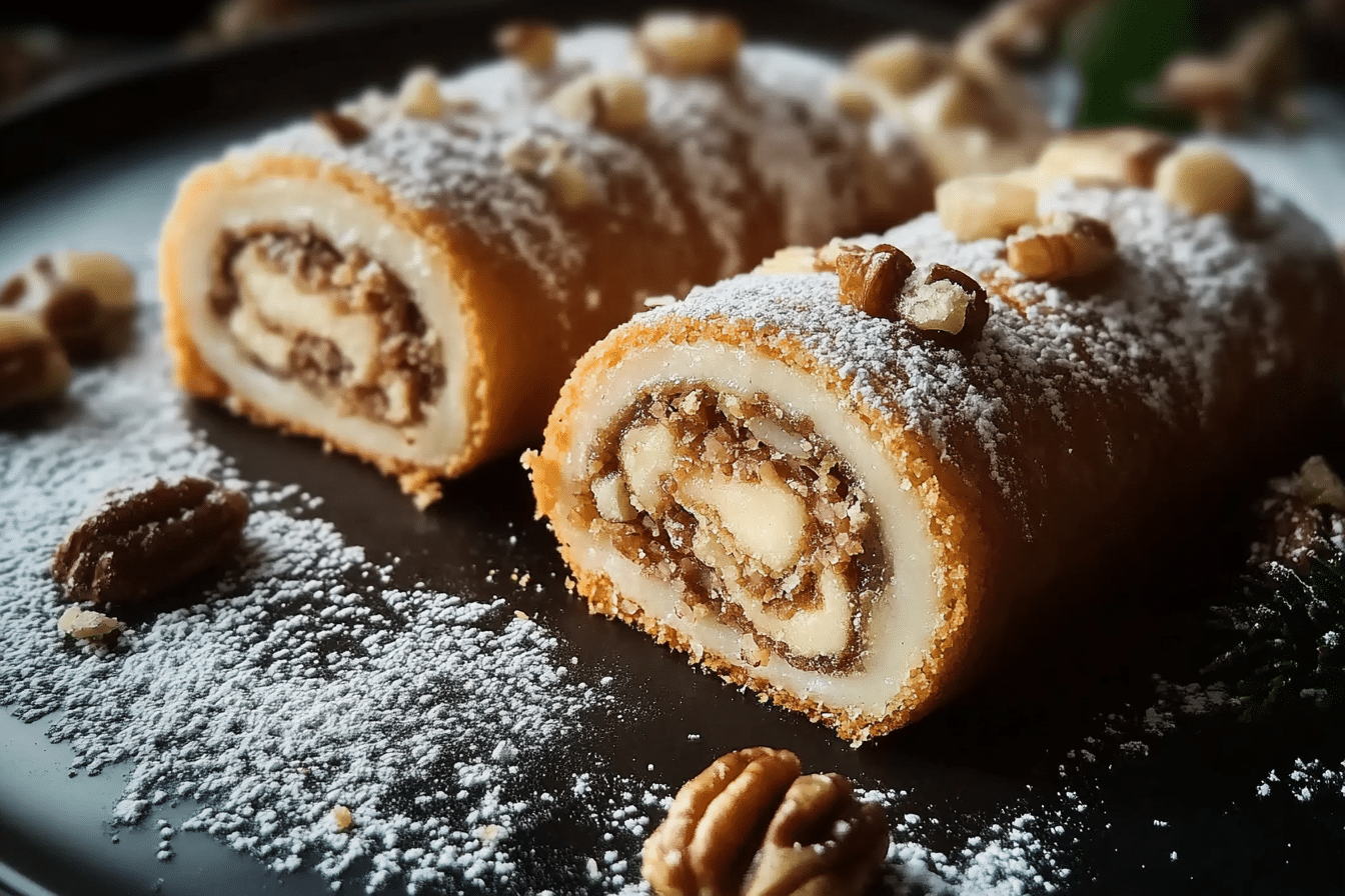 Italian Nut Roll Cookies