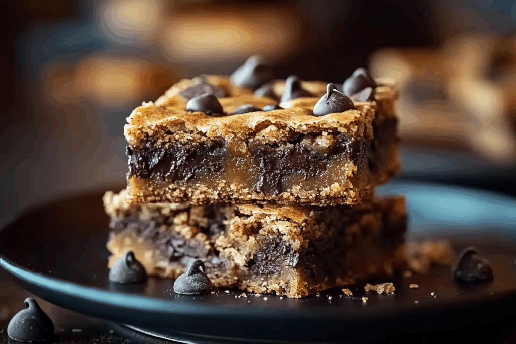 Gooey Chocolate Chip Cookie Bars