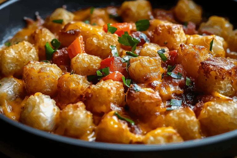 Fiesta Tater Tot Casserole