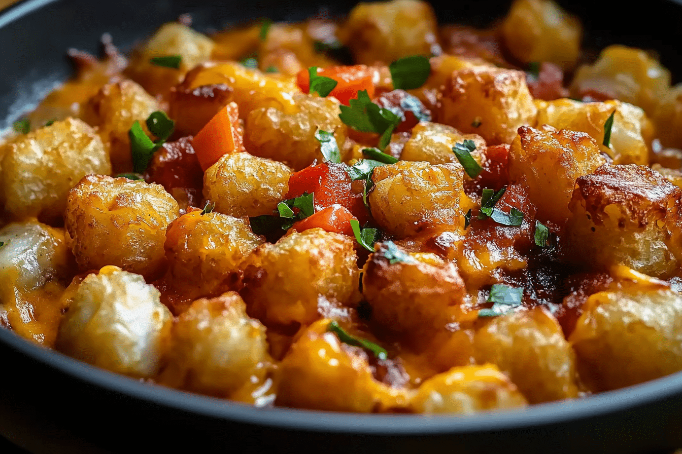 Fiesta Tater Tot Casserole