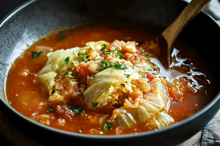 Polish Stuffed Cabbage Soup