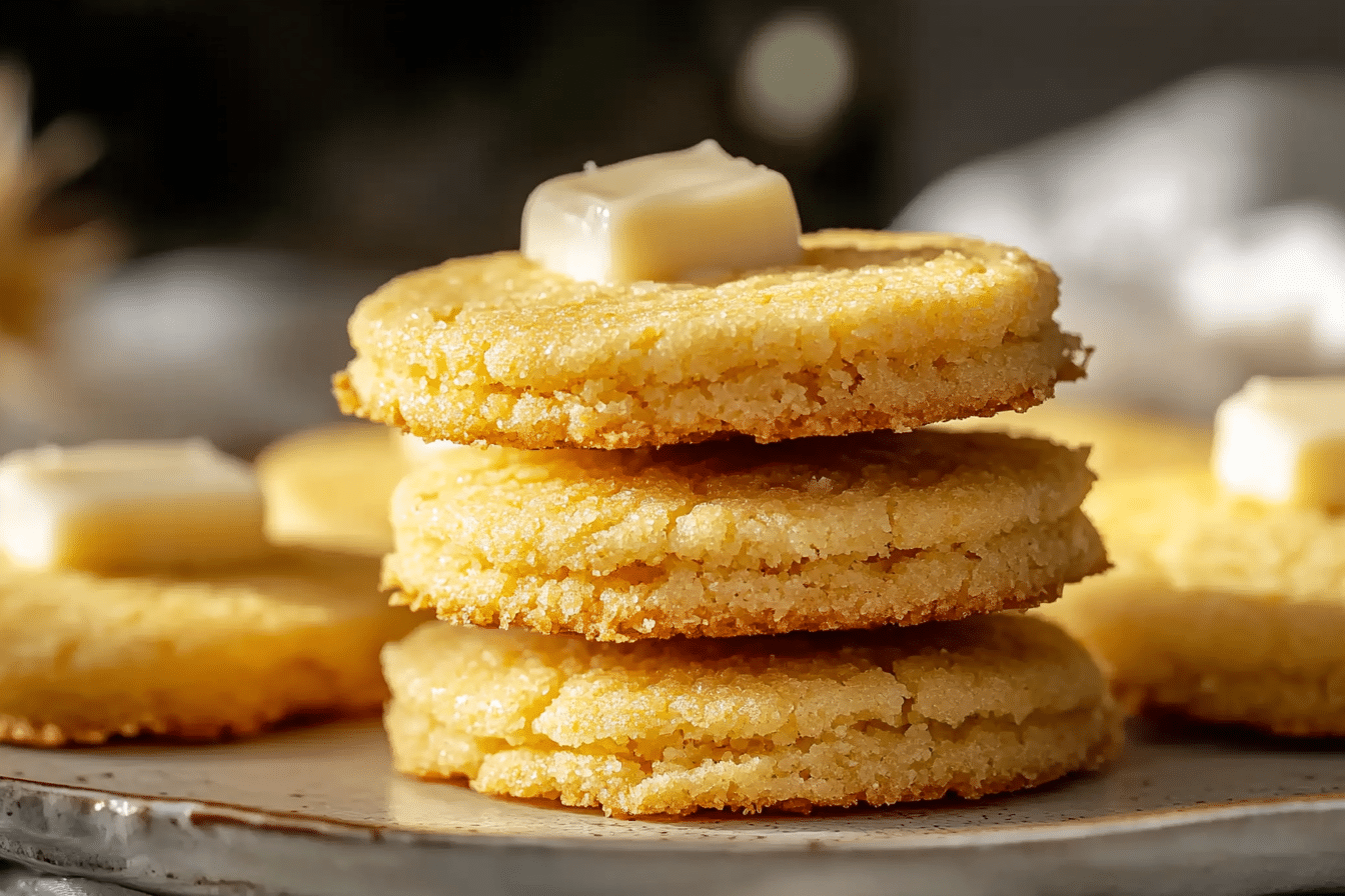 Honey Butter Cornbread Cookies