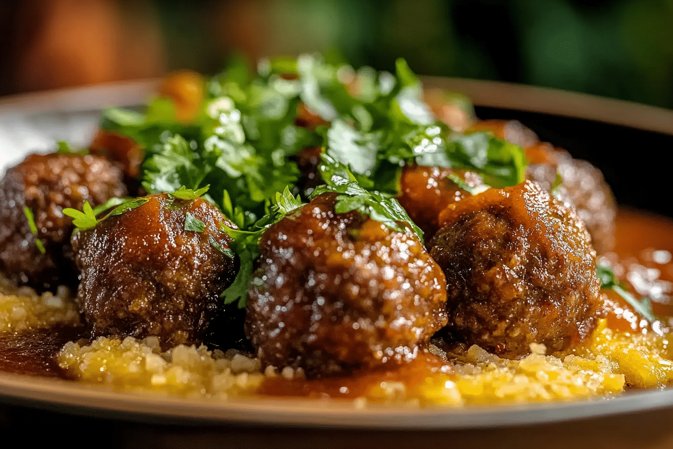 Moroccan Meatballs (Kefta Mkaoura)