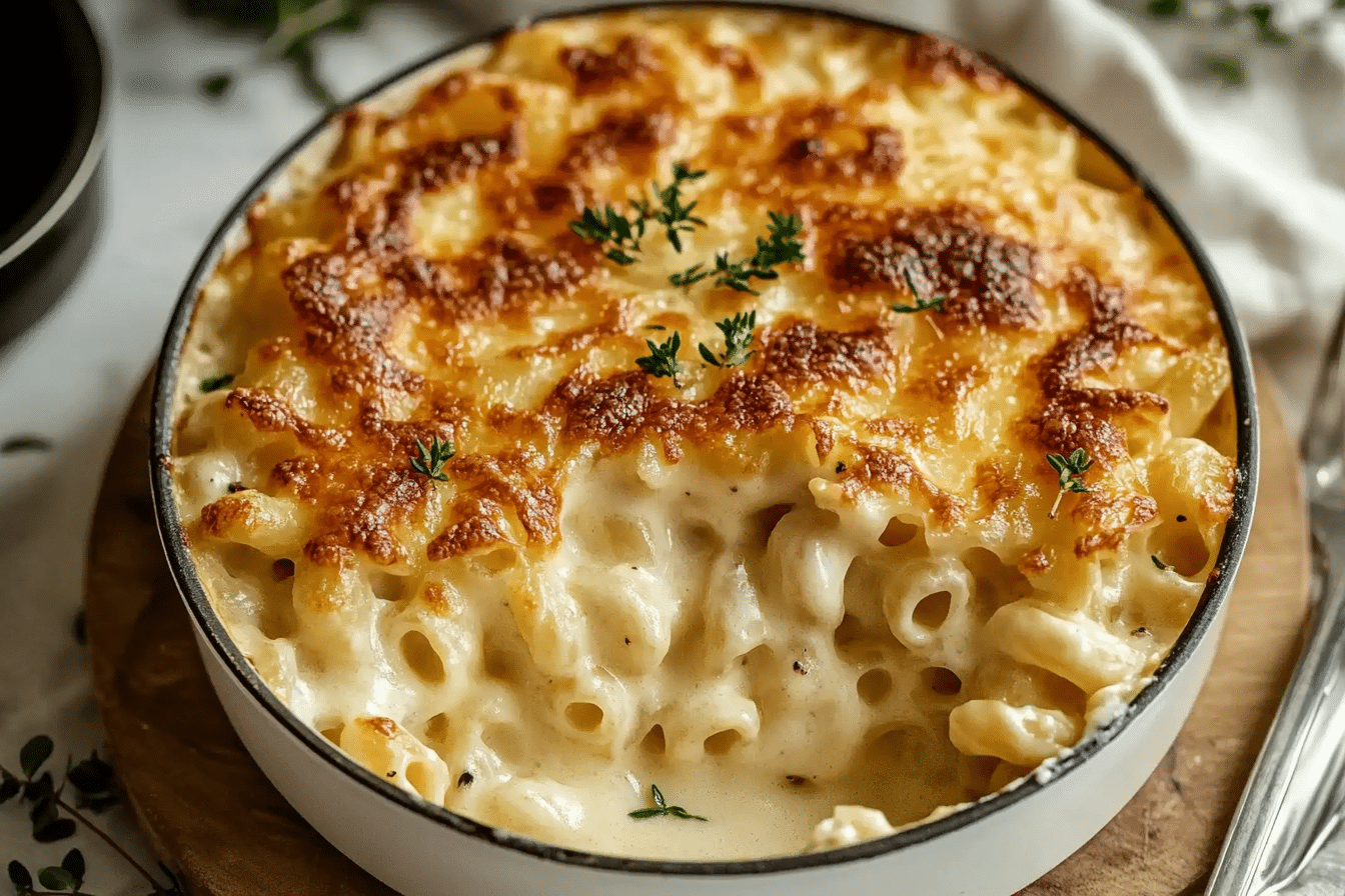 Macaroni with Bechamel Sauce