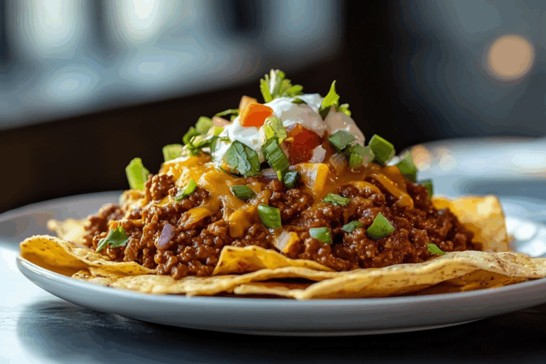 Sweet and Savory Sloppy Joe Nachos