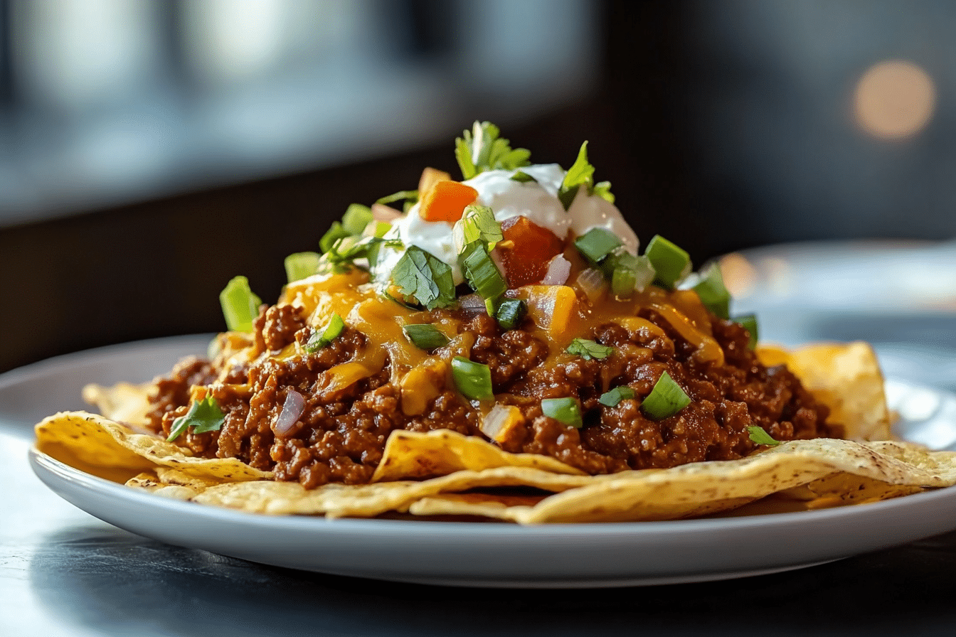 Sweet and Savory Sloppy Joe Nachos