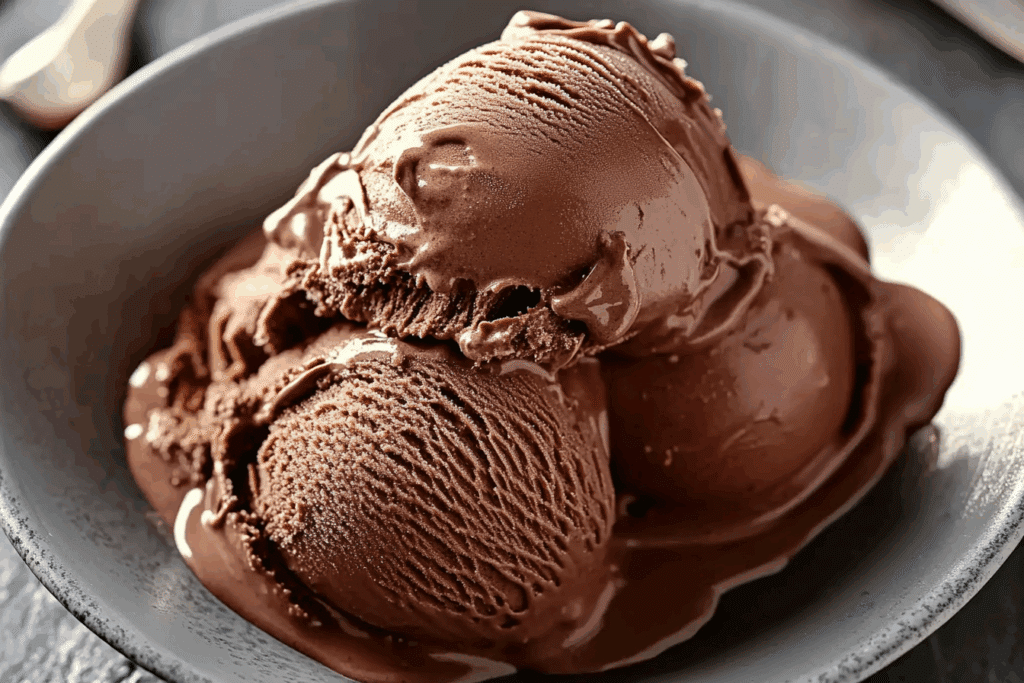 Homemade Chocolate Ice Cream