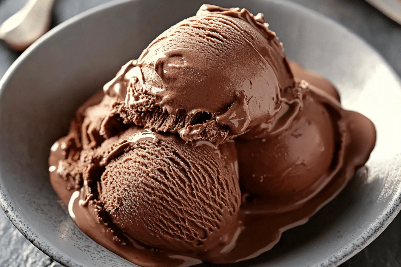Homemade Chocolate Ice Cream