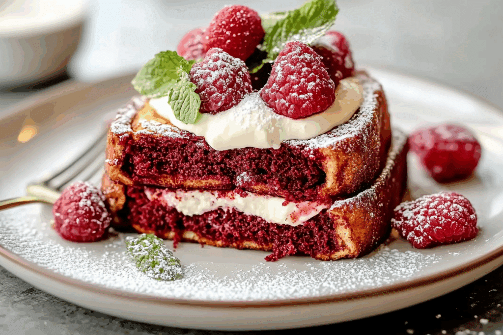 Red Velvet French Toast