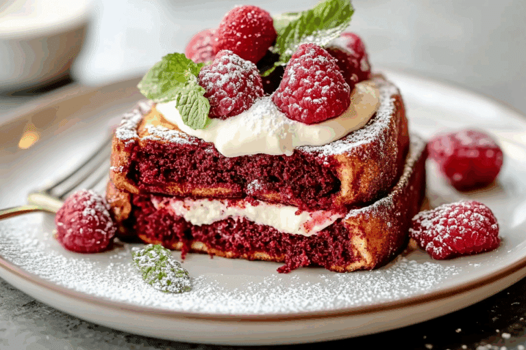 Red Velvet French Toast