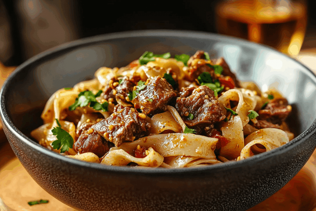Cumin Lamb Noodles