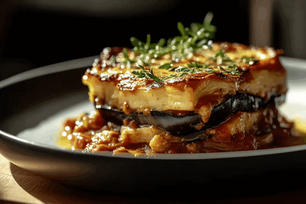 Classic Greek Eggplant Moussaka