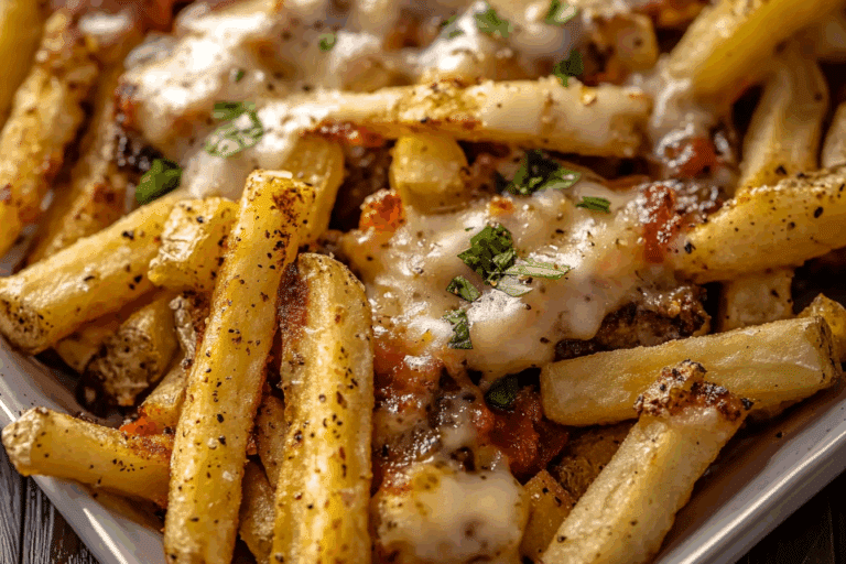 Sheet Pan Smashburger Fries