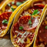Pepperoni Pizza Tacos