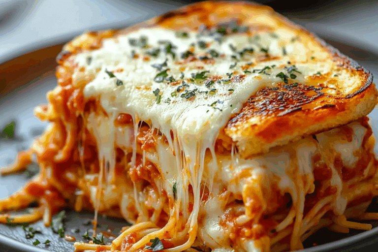 Spaghetti Grilled Cheese – Leftovers, Reimagined!