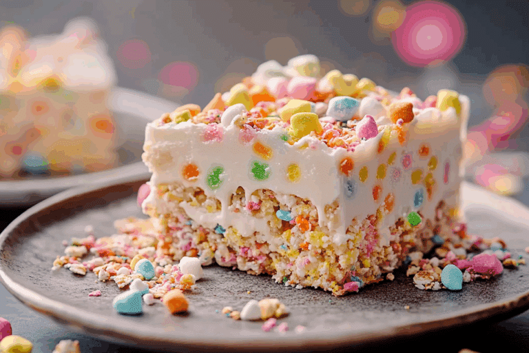Funfetti Marshmallow Cereal Bars