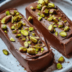 4-Ingredient Vegan Chocolate Mousse with Pistachios