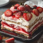 Strawberry Eclair Cake