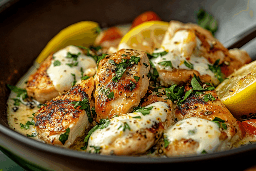 Lebanese Lemon Garlic Chicken