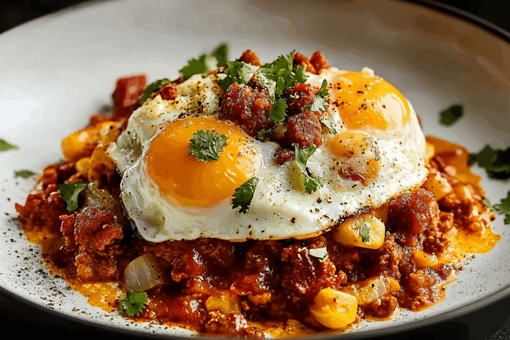 Baked Mexican Chorizo and Eggs