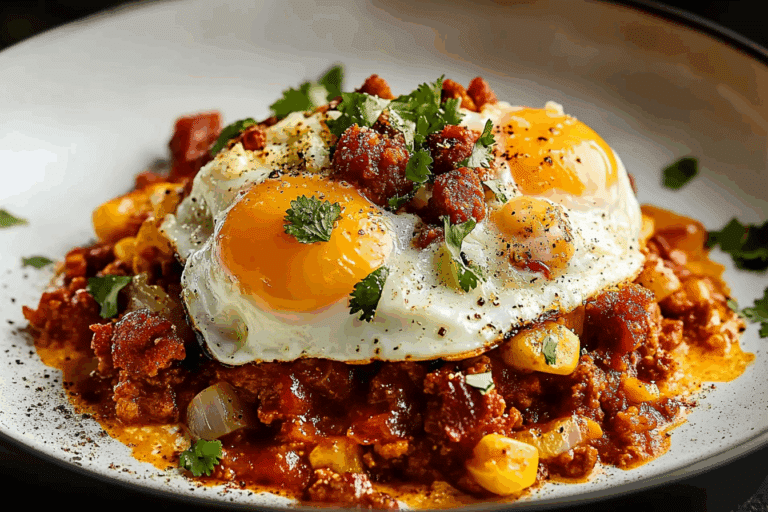 Baked Mexican Chorizo and Eggs