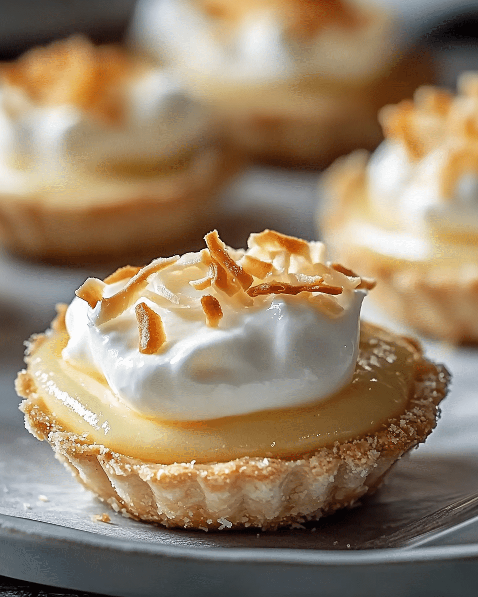Mini Coconut Cream Pies