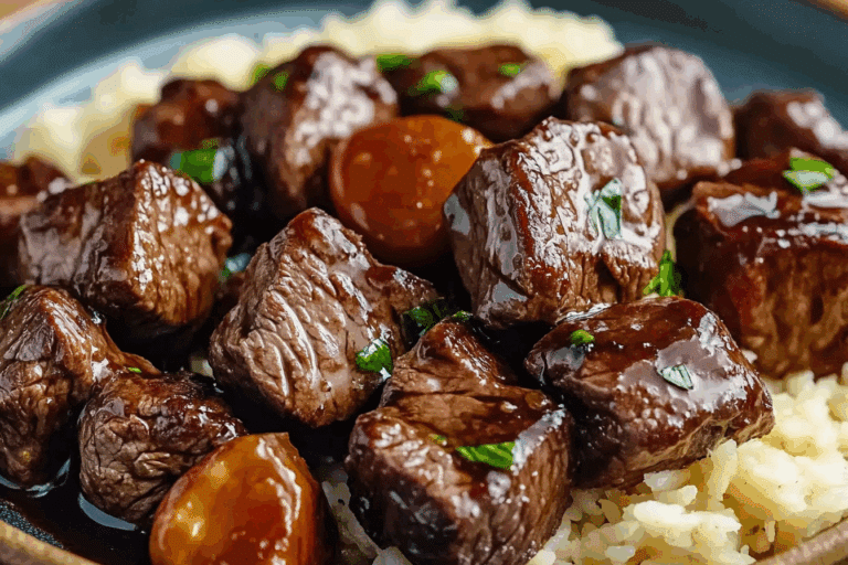 Ninja Foodi Sweet Teriyaki Beef Tips