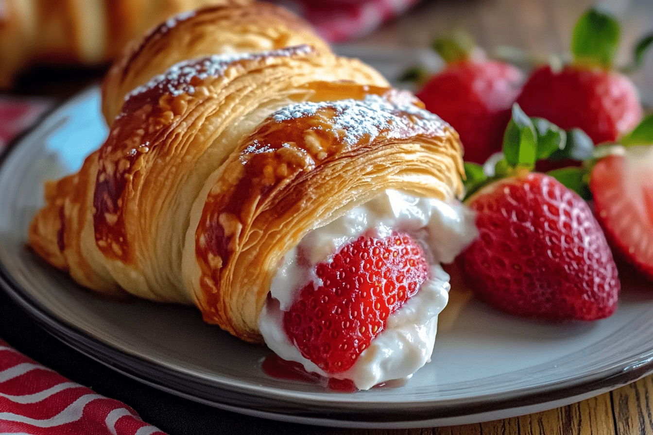 Strawberry Cheesecake Crescents
