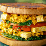 Tofu Scramble Breakfast Sandwiches