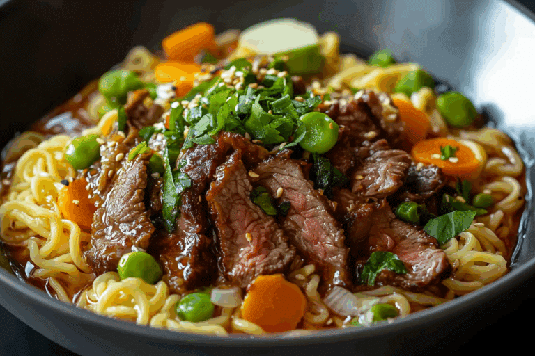 Beef Ramen Noodles