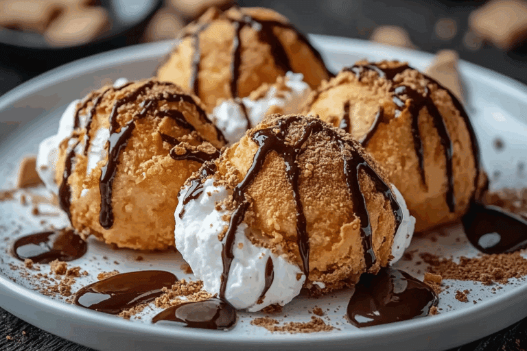 Fried S'mores Bombs