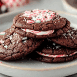 Peppermint Hot Chocolate Cookies